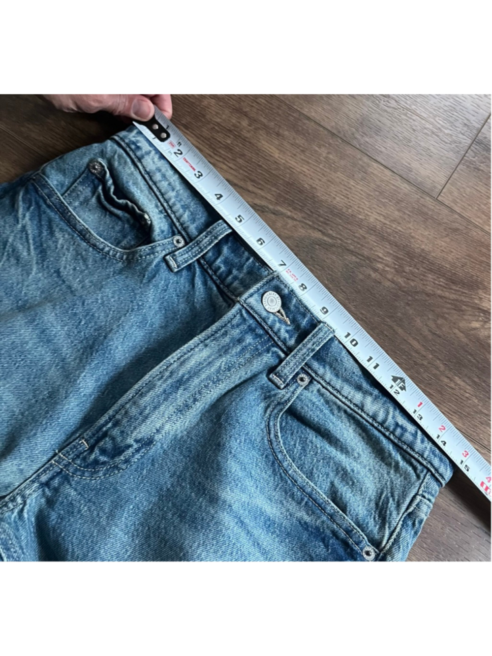 Lucky Brand boy mid rise relaxed straight jeans size 4 - Picture 6 of 9